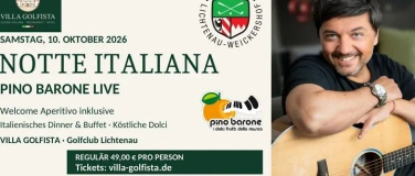Event-Image for 'Pino Barone LIVE! in der Villa Golfista'