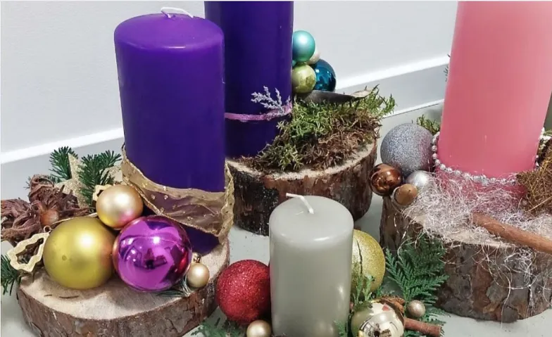 Adventsgesteck Workshop
