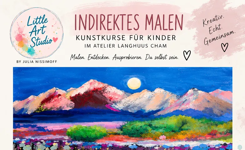 Indirektes Malen Kunstworkshop f&uuml;r Kinder Tickets