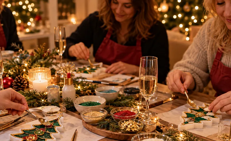 Weihnachtsdekor im Cloisonné-Stil, Kurse & Seminare / Freizeit & Hobby, Tierlihuus