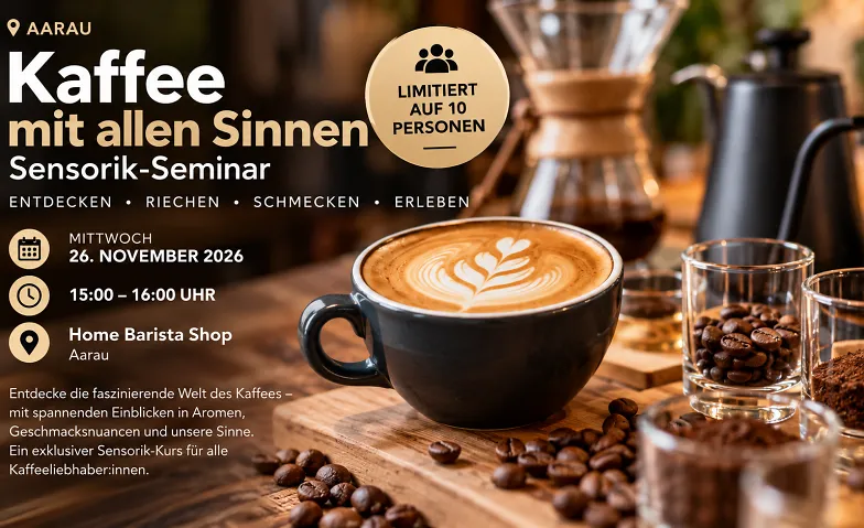 Kaffee mit allen Sinnen – Sensorik-Seminar, Courses & Seminars / Other Courses & Seminars, Home Barista Shop