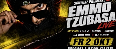 Event-Image for 'EMMO TZUBASSA (live) X Fr2Okt CH Premiere'