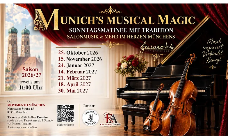 Munich&rsquo;s Musical Magic &ndash; Sonntagsmatinee mit Salonmusik Billets