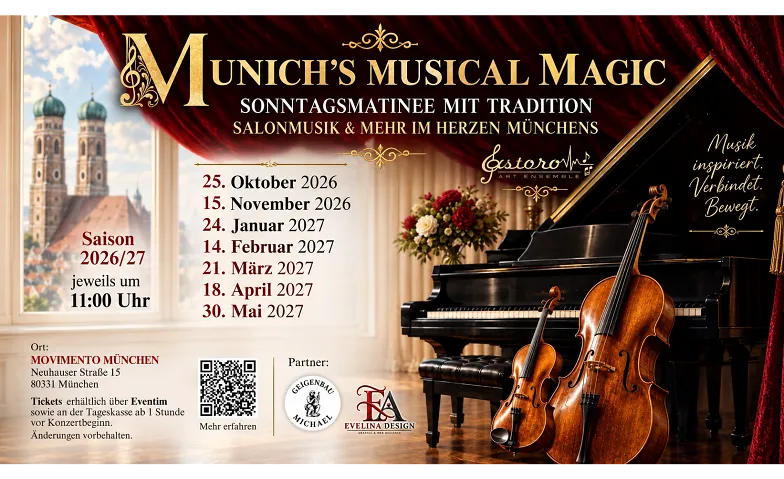 Munich&rsquo;s Musical Magic &ndash; Sonntagsmatinee mit Salonmusik Billets