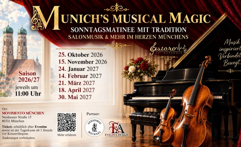 Event-Image for 'Munich&rsquo;s Musical Magic &ndash; Sonntagsmatinee mit Salonmusik'