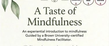 Event-Image for 'A Taste of Mindfulness - Experiential Introductory Workshop'