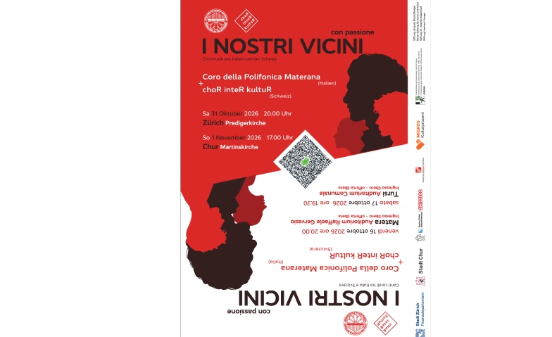 I NOSTRI VICINI choR inteR kultuR Konzerte Martinskirche, Kirchgasse 12, 7000 Chur, Kirchgasse 12, 7000 Chur Billets