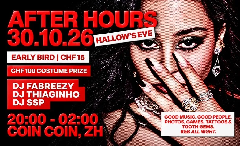AFTER HOURS HALLOWEEN PARTY 18+, Partys / 90s, Coin Coin