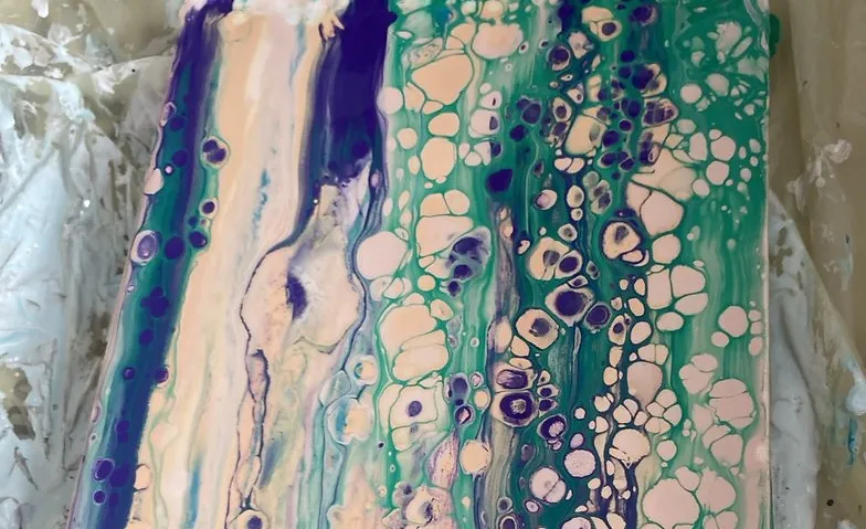 Kreative Auszeit - Workshop Acryl Pouring