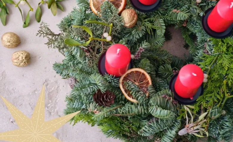 Adventskranz klassisch