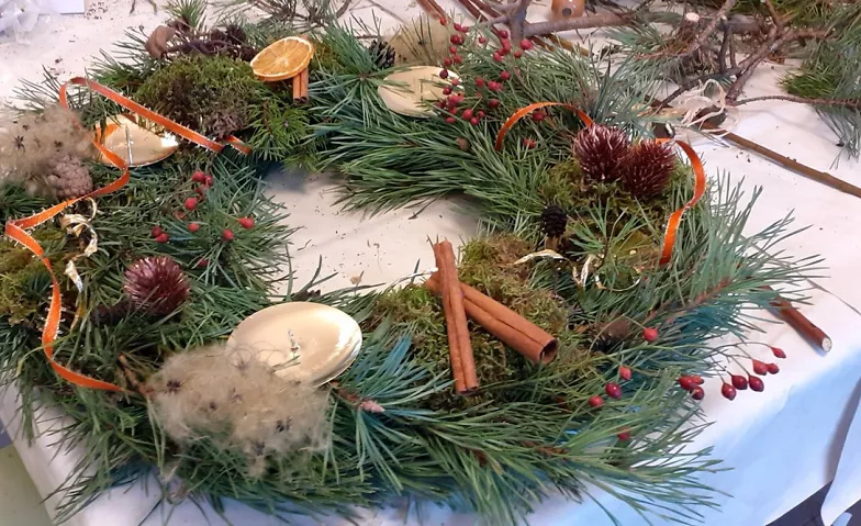 Adventskränze aus der Natur