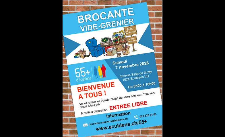 BROCANTE  VIDE GRENIER, Messen / Messe, Grande salle du Motty