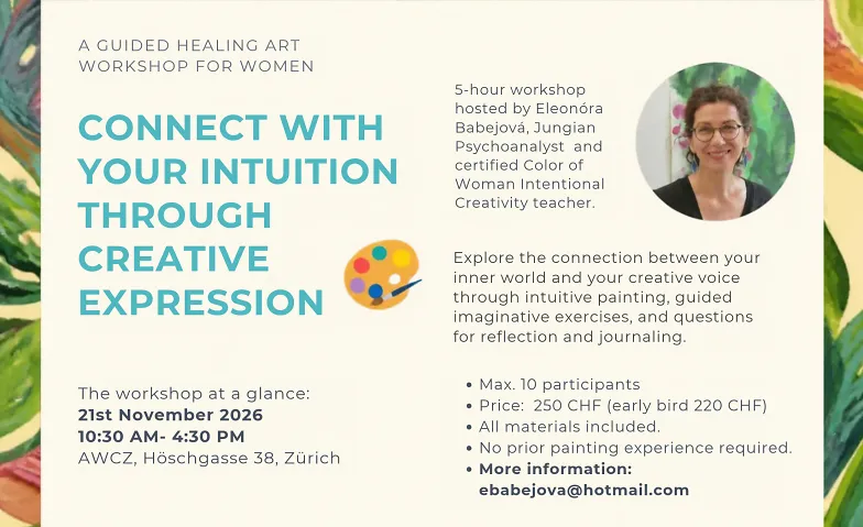 Connect to your intuition through creative expression, Cours & Séminaires / Art & Culture, American Women's Club of Zurich
