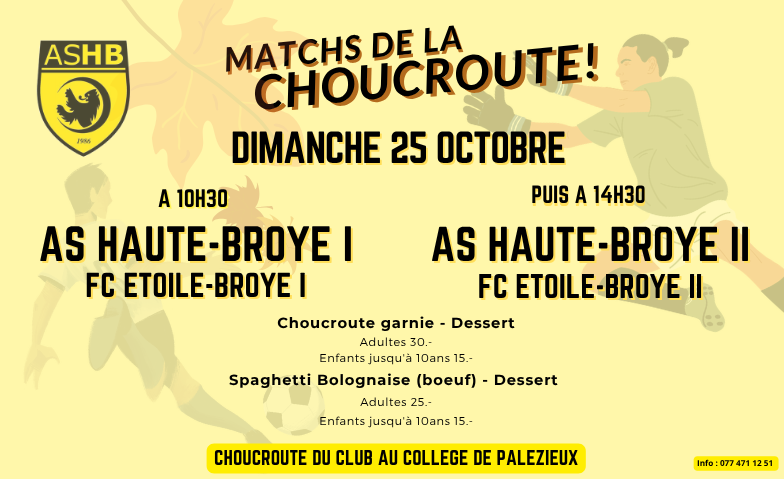 Choucroute de l'ASHB