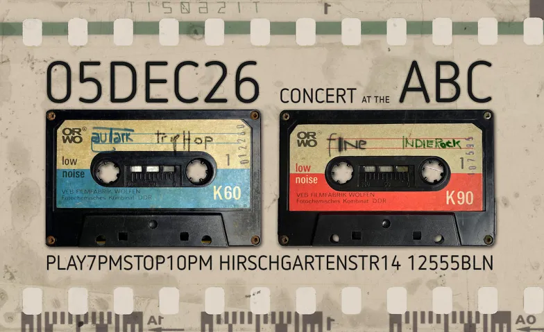 FINE (IndieRock) & auTark (TripHop), Konzerte / Indie & Alternative, ABC - Hirschgarten