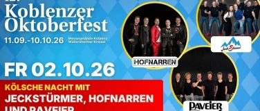 Event-Image for 'K&ouml;lsche Nacht meets Koblenzer Oktoberfest'