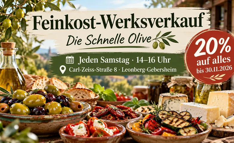 Feinkost-Werksverkauf in Leonberg-Gebersheim - Die Schnelle