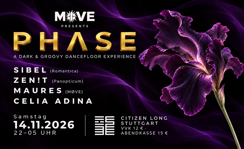 PHΛSE – A DARK & GROOVY DANCEFLOOR EXPERIENCE, Partys / Electronic / EDM, Citizen Long | Same Spot