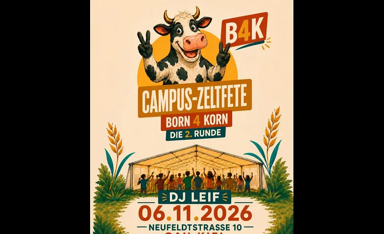Campus Zeltfete 2. Runde B4K, Partys / Studierendenparty, Zelt