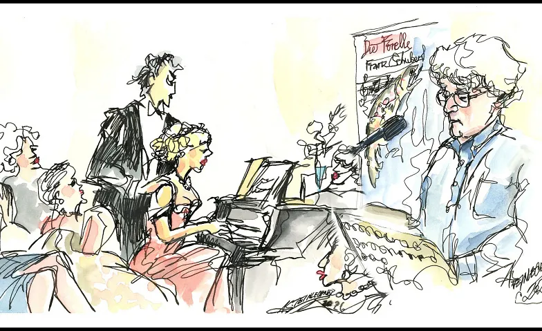 Live Illustrationen zur Lesung
