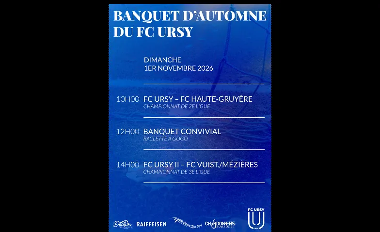BANQUET D'AUTOMNE DU FC URSY
