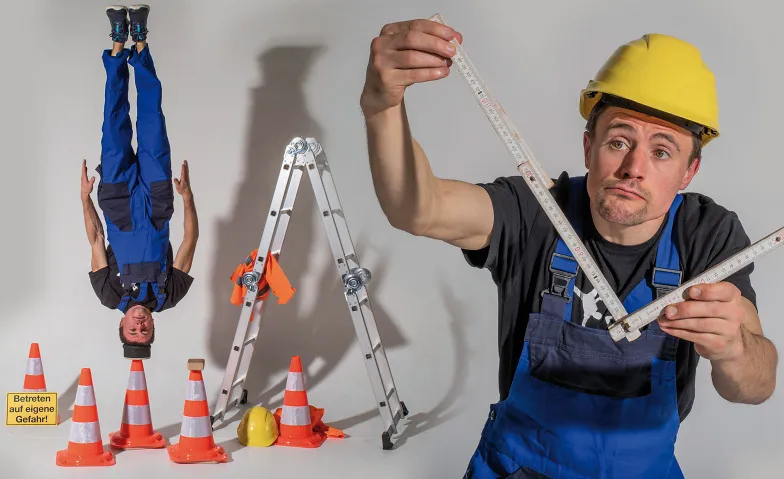 “Die Baustelle steht Kopf” – Akrobatik-Zirkus-Comedy Show