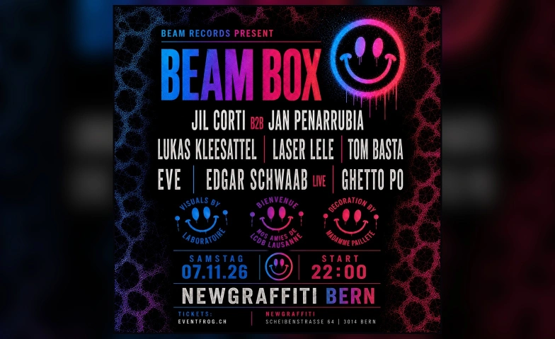 BEAM BOX Newgraffiti, Scheibenstrasse 64, 3014 Bern Tickets