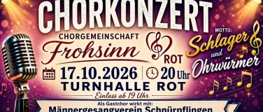 Event-Image for 'Chorkonzert - Schlager und Ohrw&uuml;rmer'