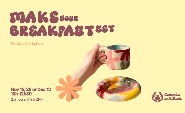 Make Your Breakfast Set - Pottery Workshop, Kurse & Seminare / Freizeit & Hobby, Ceramics on Wheels Studio