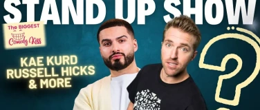 Event-Image for 'The Biggest Comedy Kiss with Kae Kurd, Russell Hicks and Mor'