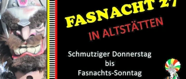 Event-Image for 'Altst&auml;tter Fasnacht 27 - Fr&uuml;hbuch-Ticket NUR f&uuml;r Samstag'