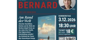 Event-Image for 'Am Rande der Welt - Lesung mit Caroline Bernard'