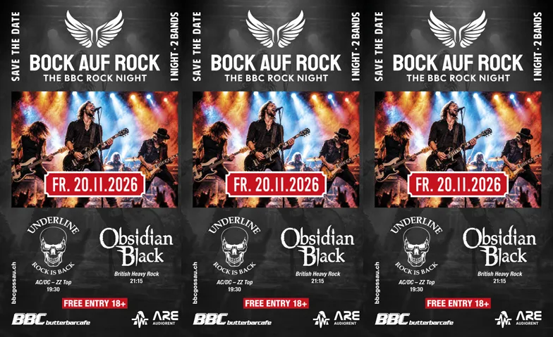 BOCK AUF ROCK - THE BBC ROCK NIGHT, Konzerte / Hard Rock & Heavy Metal, BBC Gossau