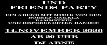 Event-Image for 'B&ouml;hse Onkelz / Rammstein und Friends Party'