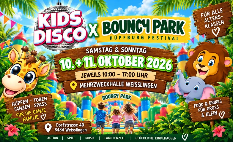 Kids Disco meets Bouncy Park Tickets
