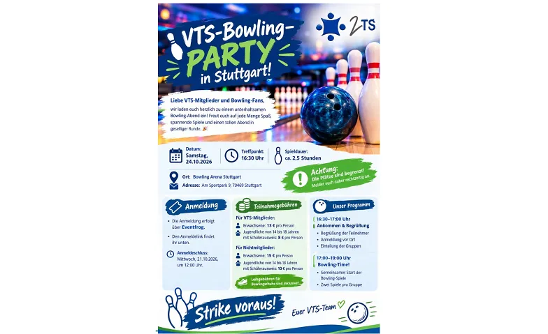 VTS-Bowling-Party in Stuttgart!