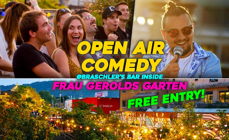 Open Air Comedy at Frau Gerolds: Free Entry!