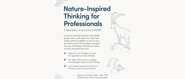 Event-Image for 'A Biomimicry Experience at ZHAW - Nature-inspired thinking'