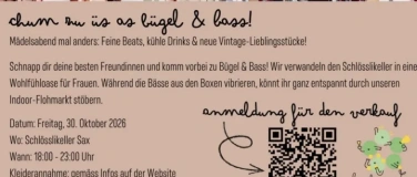 Event-Image for 'B&uuml;gel & Bass - Secondhandkleider & Musik & leckere Drinks'