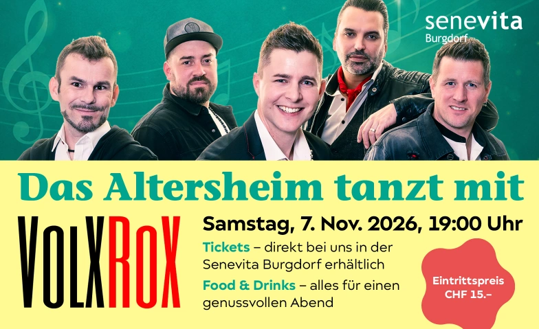Konzert mit VolXRoX, Concerts / Schlager & Musique folklorique, Senevita Burgdorf
