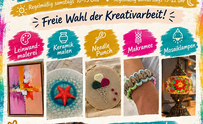 Event-Image for 'Kreativcaf&eacute; mit Wahl der Kreativarbeit'