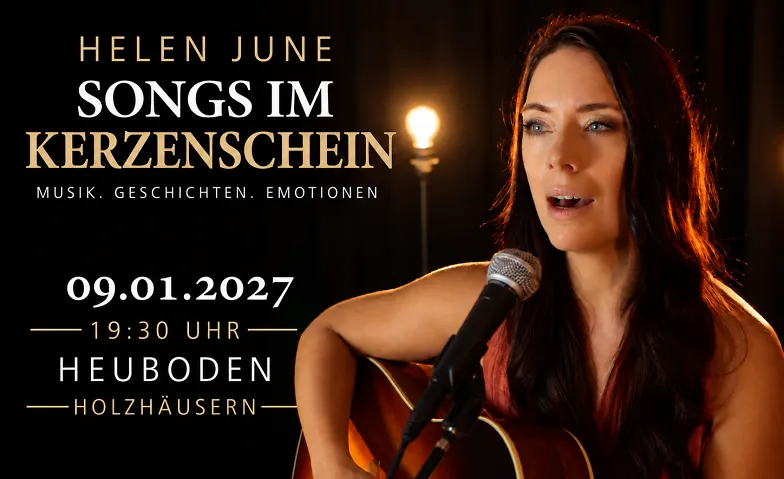 Helen June – Songs im Kerzenschein, Concerts / Pop & Rock, Heuboden, Holzhäusern (Rotkreuz)