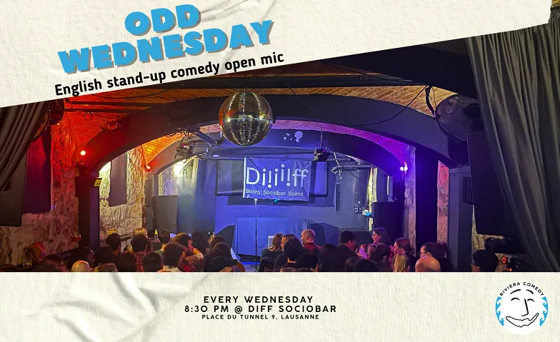 ENGLISH STAND UP COMEDY - Odd Wednesday Open Mic
