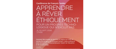 Event-Image for 'Conf&eacute;rence de Fran&ccedil;ois Taddei - Apprendre &agrave; r&ecirc;ver autrement'