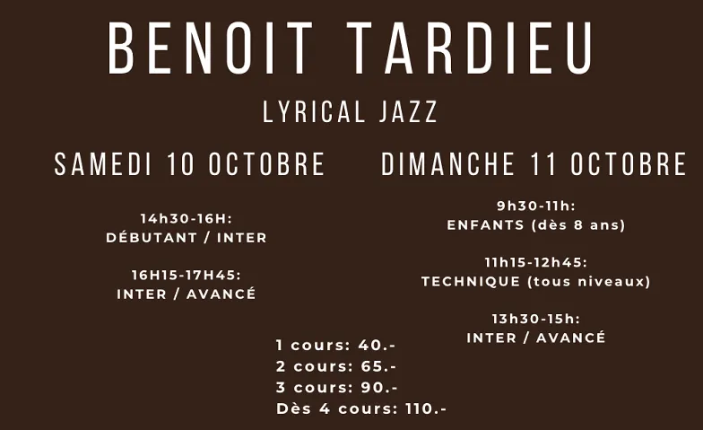 Workshop Benoît Tardieu