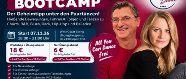Event-Image for 'WEST COAST SWING BOOTCAMP & &Uuml;bungstanzparty( wcs)'