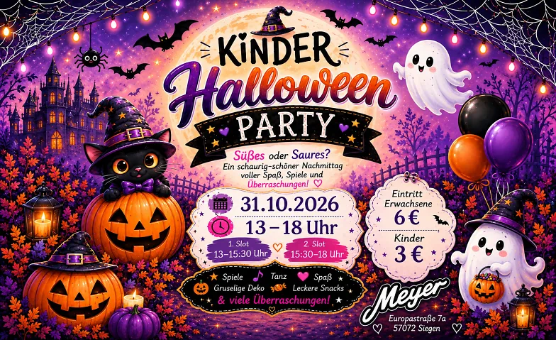 ️ Kinder Halloween beim Meyer!