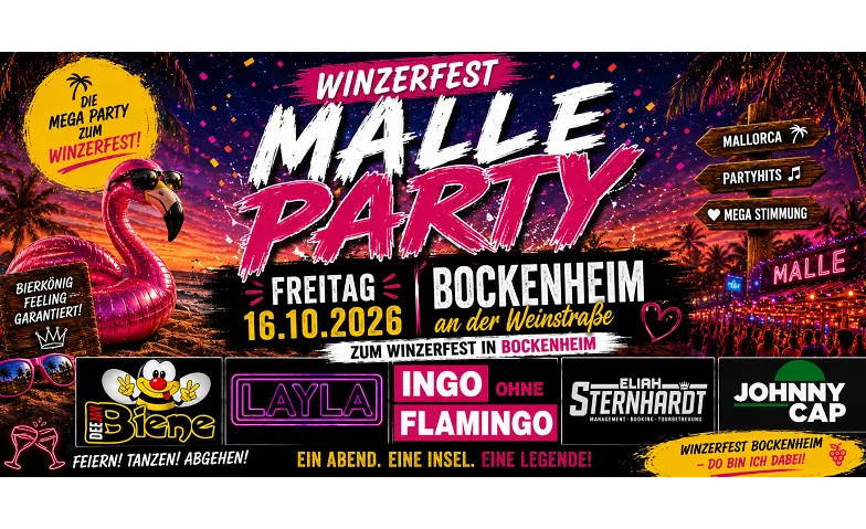 Winzerfest 2026 Malle Party, Partys / Sonstige Partys, Festplatz