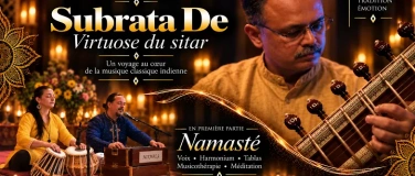 Event-Image for 'Subrata De &ndash; Virtuose du Sitar  Namast&eacute; &ndash; Musicoth&eacute;rapie'