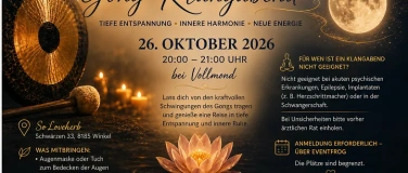 Event-Image for 'Klangbad mit dem Gong: Energie des Vollmonds'